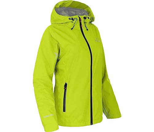 Bergson Damen Regenjacke HELLI, lime punch [268], 25 - Damen von Bergson