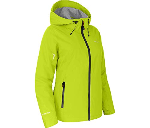 Bergson Damen Regenjacke HELLI THERMO, lime punch [268], 44 - Damen von Bergson