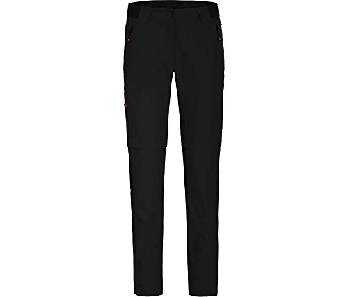 Bergson Damen Zipp-Off Hose VIDAA (Slim fit), Black [900], 18 - Damen von Bergson