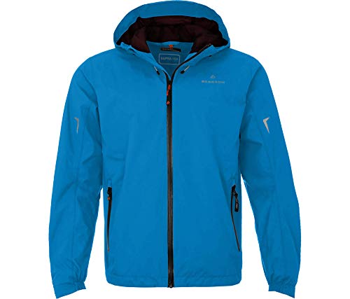 Bergson EGGEN | gefütterte Herren Regenjacke, blue aster [337], 62 - Herren von Bergson