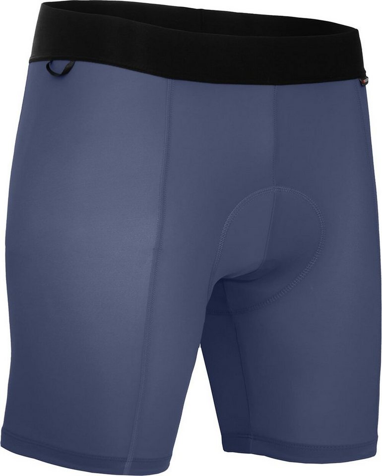 Bergson Fahrradhose MIKELI COMFORT (mit Sitzpolster) Herren Fahrrad Unterhose, bielastisch, komfortabel, Normalgrößen, indigo blau von Bergson