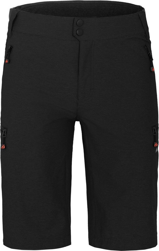 Bergson Fahrradhose PATTI Bermuda Herren Radshorts, strapazierfähig, elastisch, Normalgrößen, schwarz von Bergson