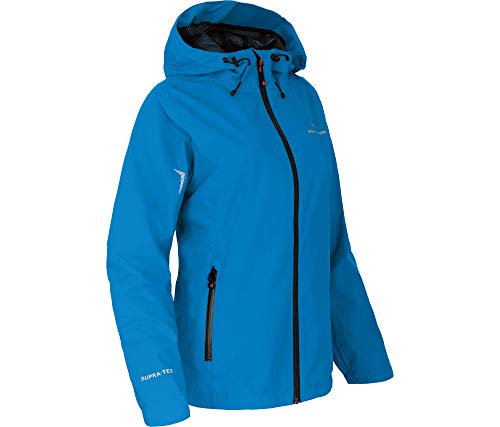 Bergson HELLI | gefütterte Damen Regenjacke mit 12.000er Wassersäule, blue aster [337], 42 - Damen von Bergson