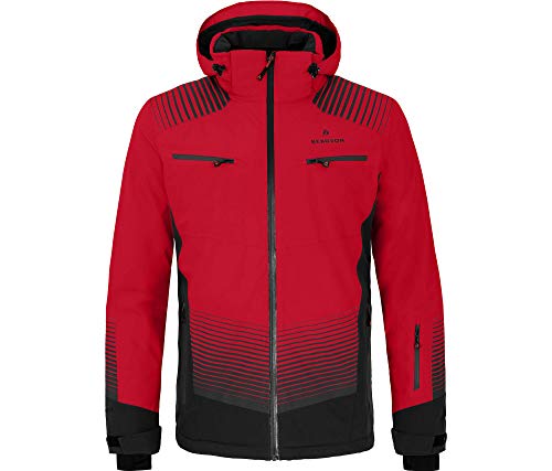 Bergson Herren Skijacke TAAVI, chinese red [104], 62 - Herren von Bergson