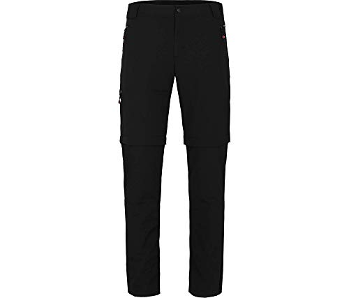 Bergson Herren Zipp-Off Hose ARRESO Comfort (Slim fit), Black [900], 52 - Herren von Bergson