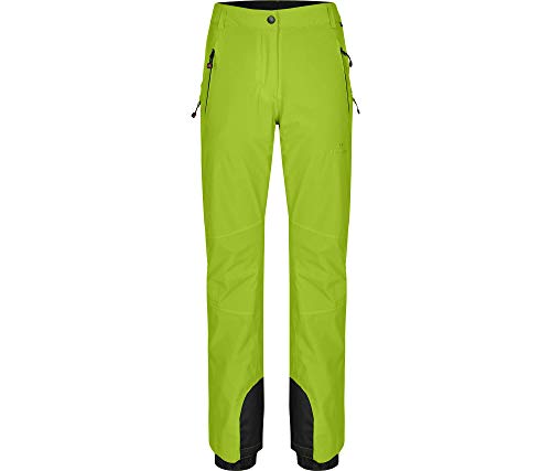 Bergson Ice Light Slim | Damen Skihose, unwattiert, 20000 mm Wassersäule, Lime Green [242], 40 - Damen von Bergson