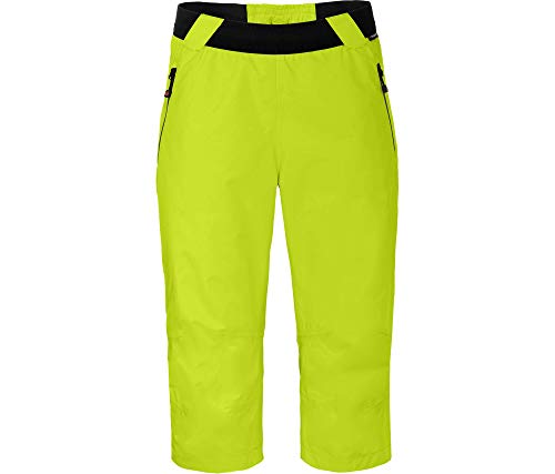 Bergson KERAVA Comfort | gefütterte Damen 3/4 (Über-) Regenhose mit 12.000er Wassersäule, Lime Punch [268], 40 - Damen von Bergson