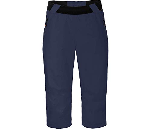 Bergson KERAVA Comfort | gefütterte Damen 3/4 (Über-) Regenhose mit 12.000er Wassersäule, Peacoat Blue [368], 48 - Damen von Bergson