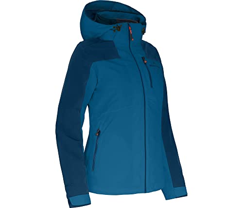 Bergson KURRIKA Doppeljacke | Damen Regenjacke, Fleece Innenjacke, 20000 mm Wassersäule, blue sapphire [307], 42 - Damen von Bergson