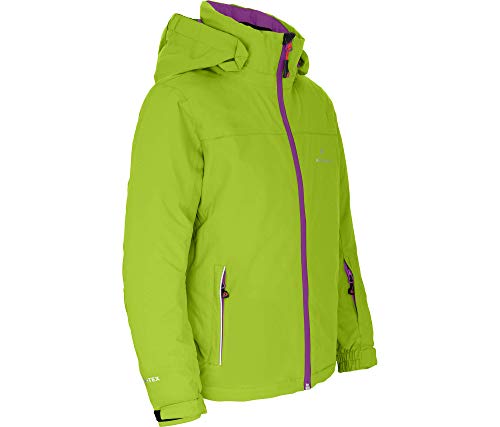 Bergson Kinder Skijacke LURA, lime green [242], 140 - Kinder von Bergson