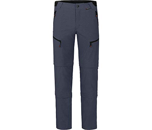 Bergson LEBIKO Doppel Zipp-Off mit T-Zipp | Herren Wanderhose, robust, elastisch, Ombre Blue [922], 106 - Herren von Bergson