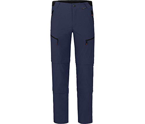 Bergson LEBIKO Doppel Zipp-Off mit T-Zipp | Herren Wanderhose, robust, elastisch, Peacoat Blue [368], 106 - Herren von Bergson