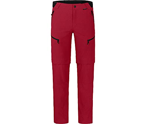 Bergson LEBIKO Zipp-Off | Herren Wanderhose, robust, elastisch, Chili Pepper [129], 50 - Herren von Bergson