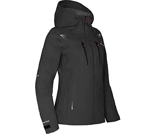 Bergson LEKNES | Damen Regenjacke, recycelt, Netzfutter, 20000 mm Wassersäule, black [900], 46 - Damen von Bergson