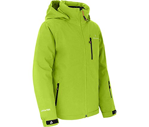 Bergson LUPO | Kinder Skijacke, warm wattiert, 20000 mm Wassersäule, lime green [242], 128 - Kinder von Bergson