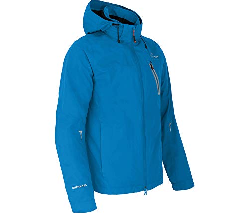 Bergson MOORE | Herren Rad-Regenjacke, Netzfutter, 12000 mm Wassersäule, blue aster [337], 58 - Herren von Bergson