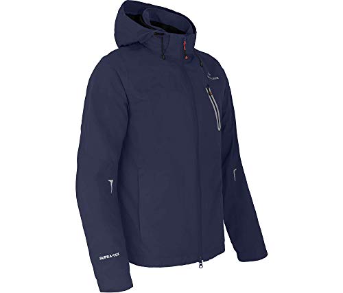 Bergson MOORE | Herren Rad-Regenjacke, Netzfutter, 12000 mm Wassersäule, peacoat blue [368], 52 - Herren von Bergson