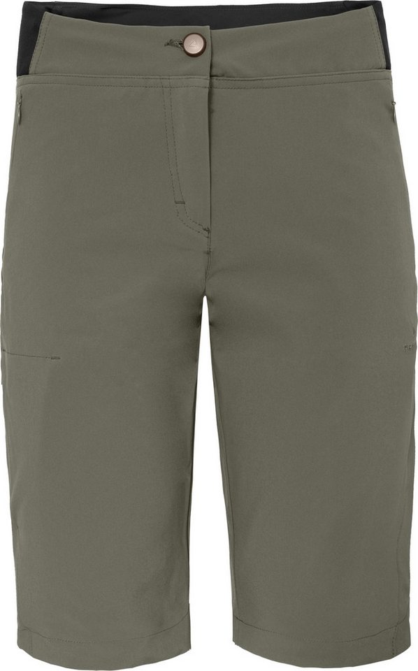 Bergson Outdoorhose AALBORG Vario Bermuda Damen Wandershorts, recycelt, elastisch, sportlich, Normalgrößen, gra von Bergson