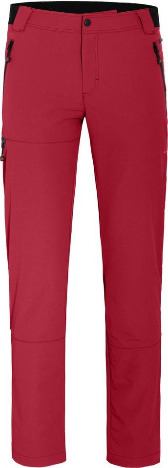 Bergson Outdoorhose ARRESÖ COMFORT (slim) Herren Wanderhose, leicht, strapazierfähig, Langgrößen, rot von Bergson