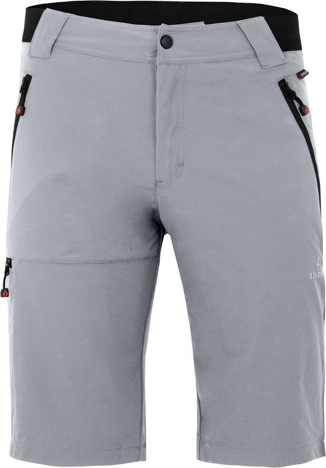 Bergson Outdoorhose ARRESÖ COMFORT Bermuda Herren Wandershorts, leicht, strapazierfähig, Normalgrößen, hellgrau von Bergson
