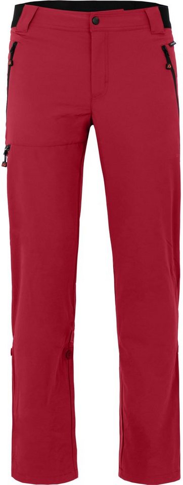 Bergson Outdoorhose ARRESÖ COMFORT Herren Wanderhose, leicht, strapazierfähig, Langgrößen, rot von Bergson