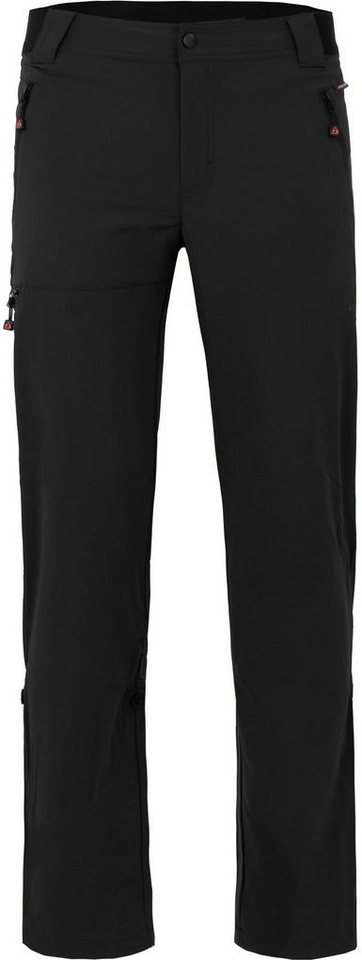 Bergson Outdoorhose ARRESÖ COMFORT Herren Wanderhose, leicht, strapazierfähig, Kurzgrößen, schwarz von Bergson