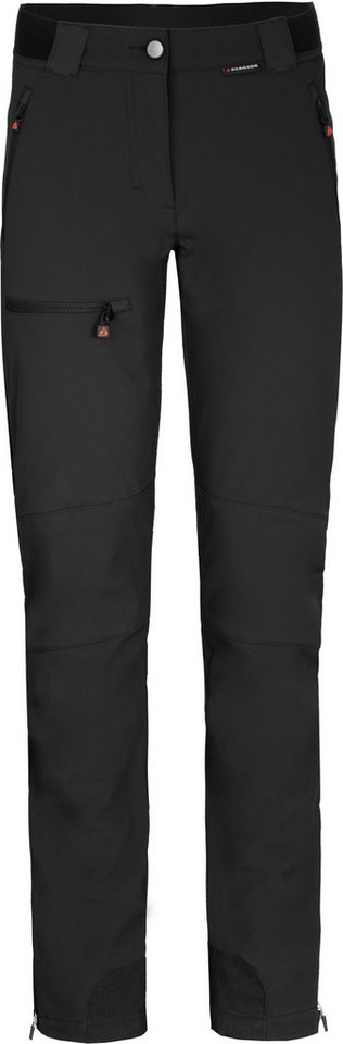 Bergson Outdoorhose BRYNE COMFORT (slim) Damen Winter Softshellhose, mit warmem Innenfleece & elastischem Gesä von Bergson