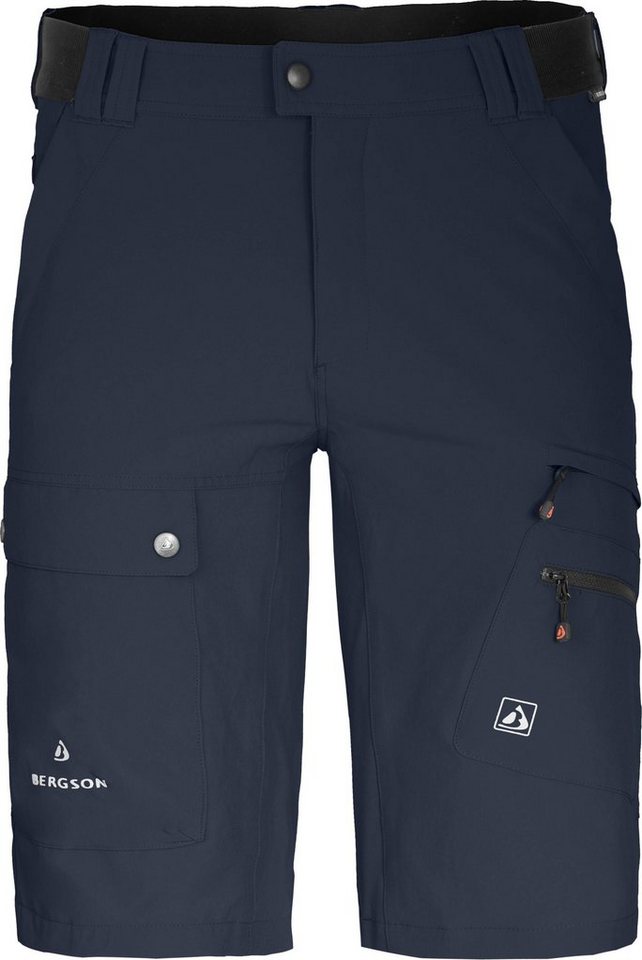 Bergson Outdoorhose FROSLEV COMFORT Bermuda Herren Wandershorts, recycelt, elastisch, 7 Taschen, Normalgrößen, na von Bergson