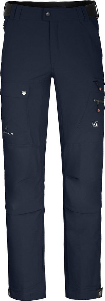 Bergson Outdoorhose FROSLEV COMFORT Herren Wanderhose, recycelt, elastisch, 7 Taschen, Normalgrößen, navy von Bergson