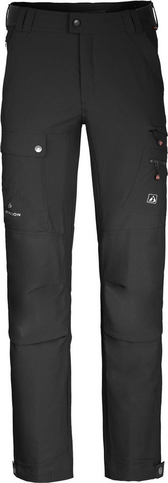 Bergson Outdoorhose FROSLEV COMFORT Herren Wanderhose, recycelt, elastisch, 7 Taschen, Normalgrößen, schw von Bergson