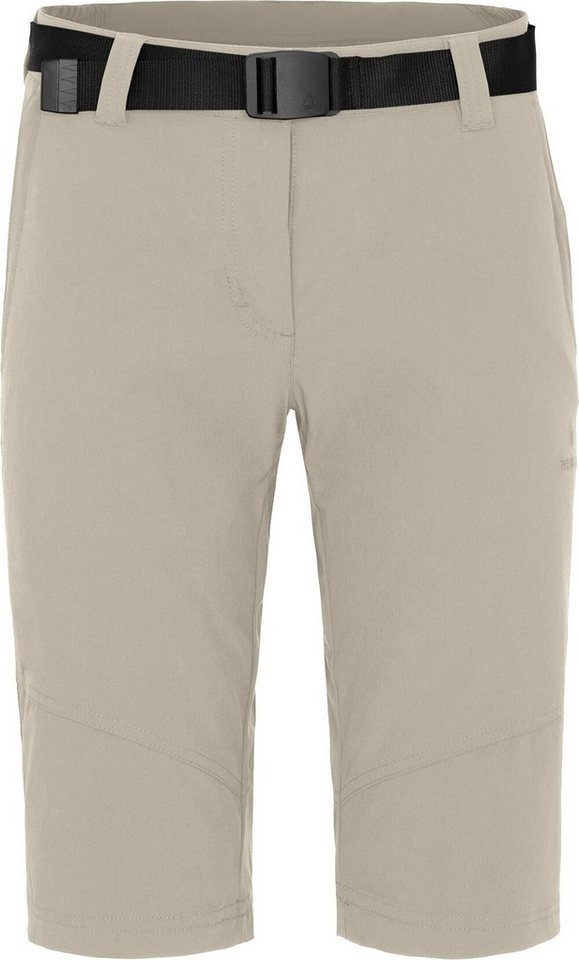 Bergson Outdoorhose HADAR Damen Wandershorts, vielseitig, pflegeleicht, Normalgrößen, beige von Bergson