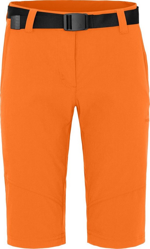 Bergson Outdoorhose HADAR Damen Wandershorts, vielseitig, pflegeleicht, Normalgrößen, orange von Bergson