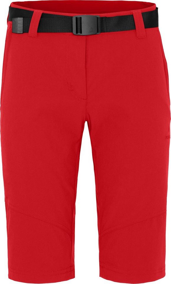 Bergson Outdoorhose HADAR Damen Wandershorts, vielseitig, pflegeleicht, Normalgrößen, salsarot von Bergson