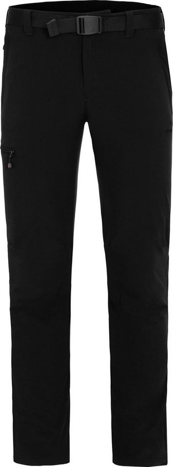 Bergson Outdoorhose HUBBARD (slim) Herren Wanderhose, Normalgrößen, schwarz von Bergson