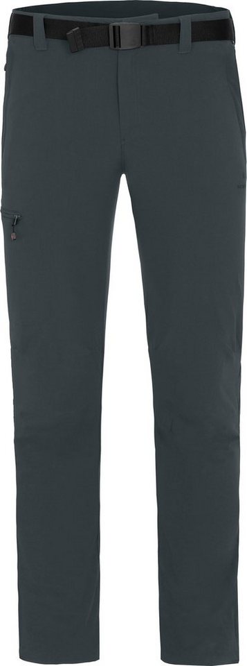 Bergson Outdoorhose HUBBARD (slim) Herren Wanderhose, Kurzgrößen, dunkel grau von Bergson