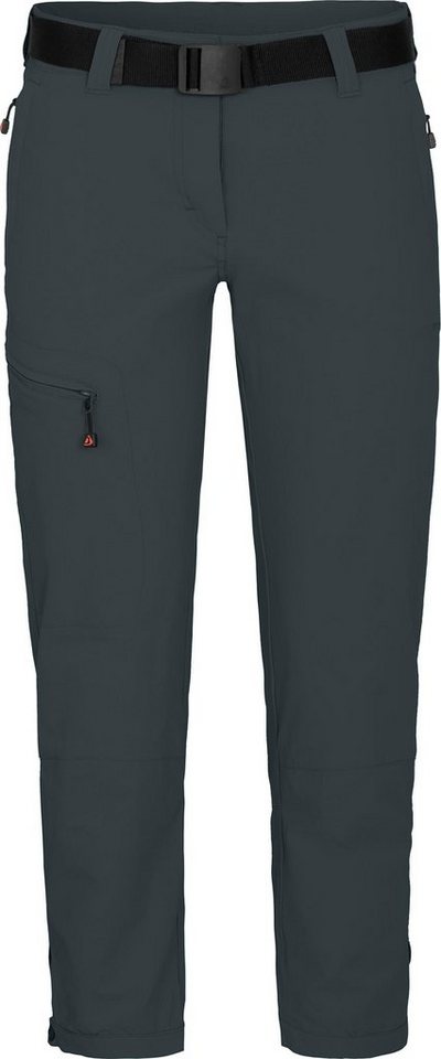 Bergson Outdoorhose HYDRYS 7/8 Damen 7/8 Wanderhose, vielseitig, pflegeleicht, Normalgrößen, dunkel von Bergson