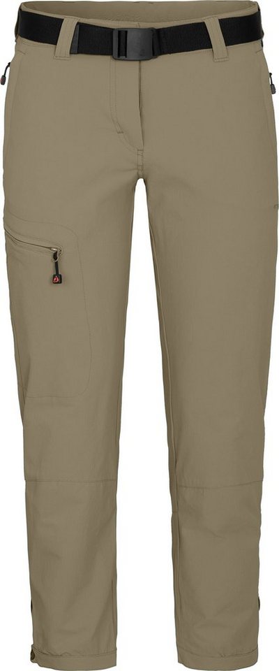 Bergson Outdoorhose HYDRYS 7/8 Damen 7/8 Wanderhose, vielseitig, pflegeleicht, Normalgrößen, beige von Bergson