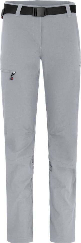 Bergson Outdoorhose HYDRYS Damen Wanderhose, vielseitig, pflegeleicht, Kurzgrößen, hellgrau von Bergson