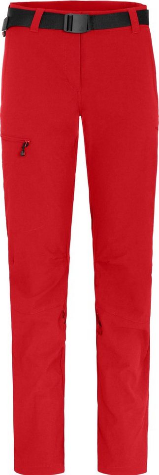 Bergson Outdoorhose HYDRYS Damen Wanderhose, vielseitig, pflegeleicht, Kurzgrößen, salsa rot von Bergson