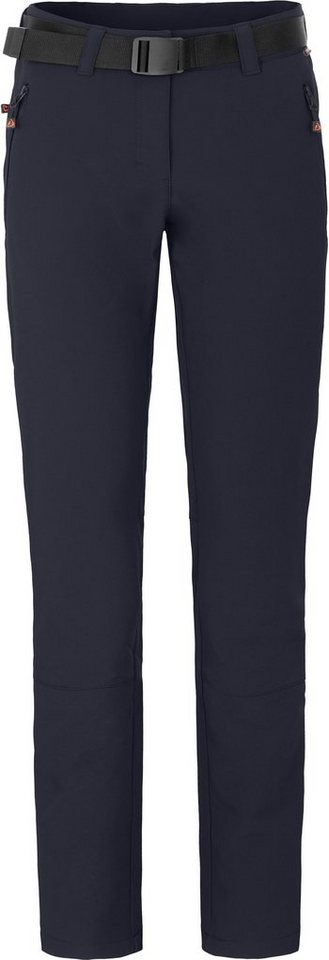 Bergson Outdoorhose KEITA Damen Winter-Wanderhose, warm, recycelt, Kurzgrößen, Nacht blau von Bergson