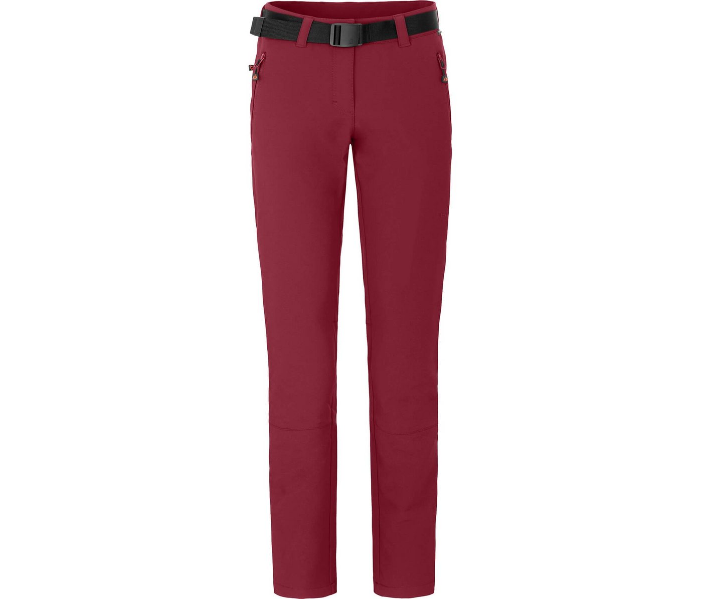 Bergson Outdoorhose KEITA Damen Winter-Wanderhose, warm, recycelt, Langgrößen, dunkel rot von Bergson