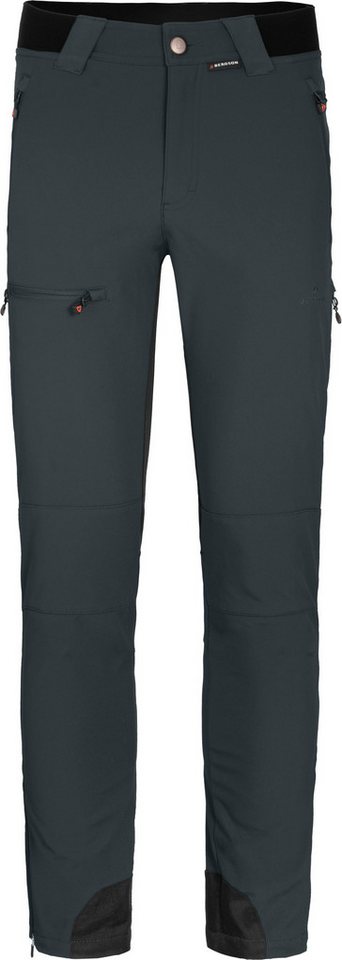 Bergson Outdoorhose LARVIK COMFORT (slim) Herren Winter Softshellhose, mit warmem Innenfleece & elastischem Ges von Bergson