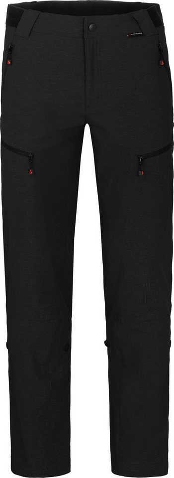 Bergson Outdoorhose LEBIKO Herren Wanderhose, robust, elastisch, Langgrößen, schwarz von Bergson