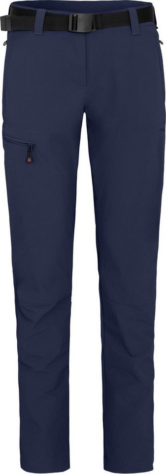 Bergson Outdoorhose MENA (slim) Damen Wanderhose, vielseitig, pflegeleicht, Kurzgrößen, peacoat blau von Bergson