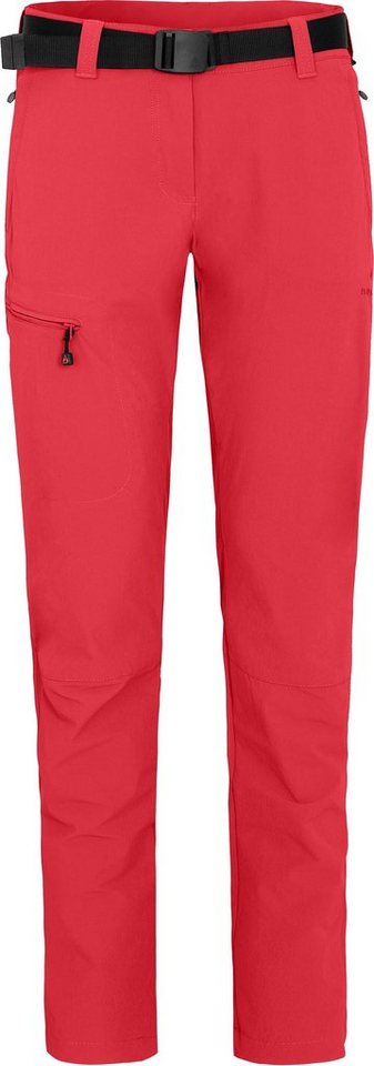 Bergson Outdoorhose MENA (slim) Damen Wanderhose, vielseitig, pflegeleicht, Kurzgrößen, pink von Bergson