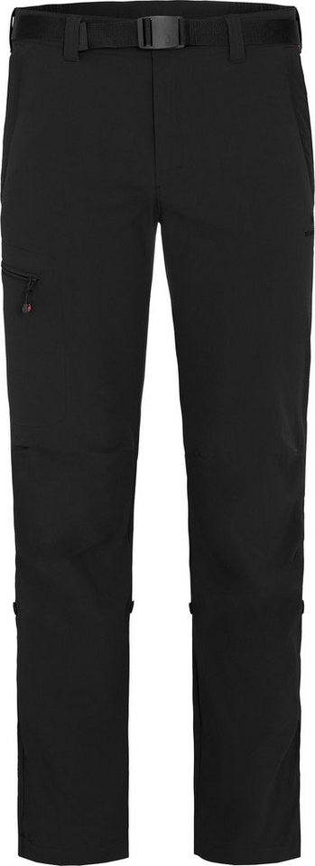 Bergson Outdoorhose REDWOOD Herren Wanderhose, vielseitig, pflegeleicht, Langgrößen, schwarz von Bergson