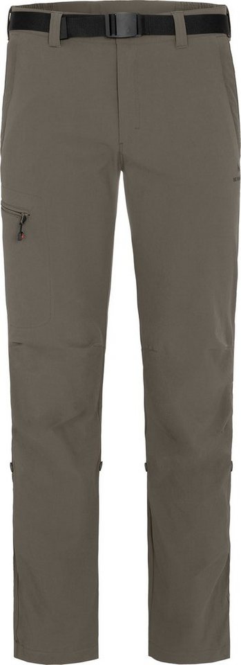 Bergson Outdoorhose REDWOOD Herren Wanderhose, vielseitig, pflegeleicht, Normalgrößen, braun/grün von Bergson