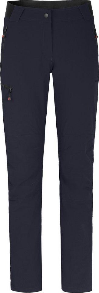 Bergson Outdoorhose RITAMÄKI COMFORT Damen Winter-Wanderhose, warm gefüttert, elastisch, Kurzgrößen, Nacht von Bergson