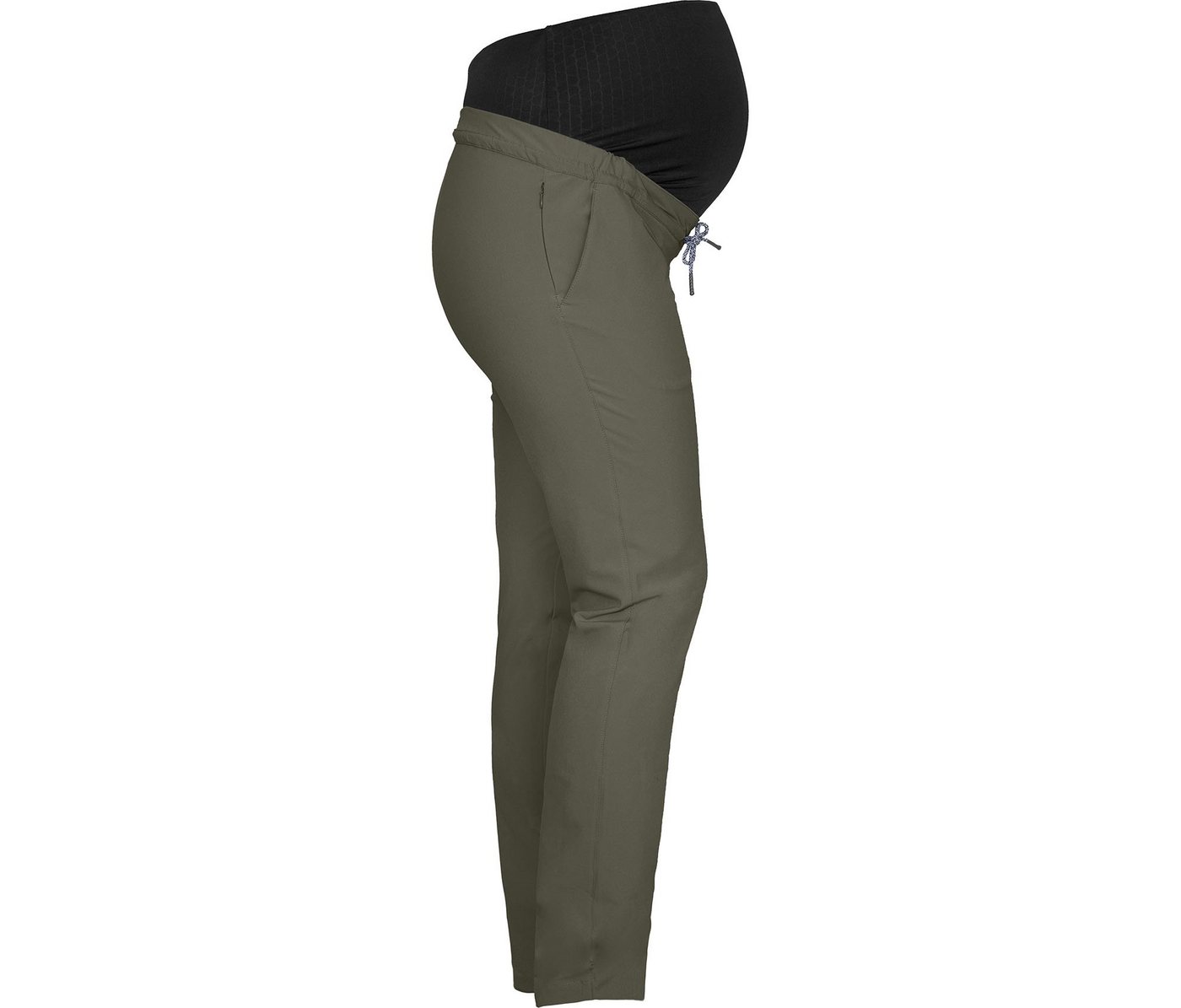 Bergson Outdoorhose SALLA Umstandshose Damen Schwangerschaftshose, elastischer Überbauchbund, recycelt, Norm von Bergson