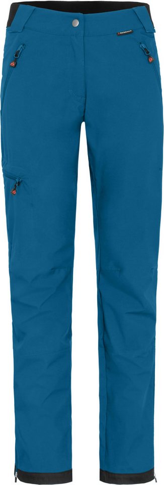 Bergson Outdoorhose TESSE COMFORT Damen Softshellhose, winddicht, strapazierfähig, Kurzgrößen, Saphir b von Bergson